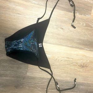Victoria Secret sequin swim bottom size xs